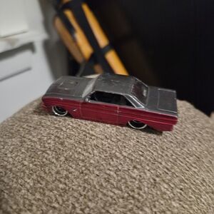 Jada Toys #90753 BigTime Muscle 1964 Red Ford Falcon 1:64 Scale Diecast CarLoose